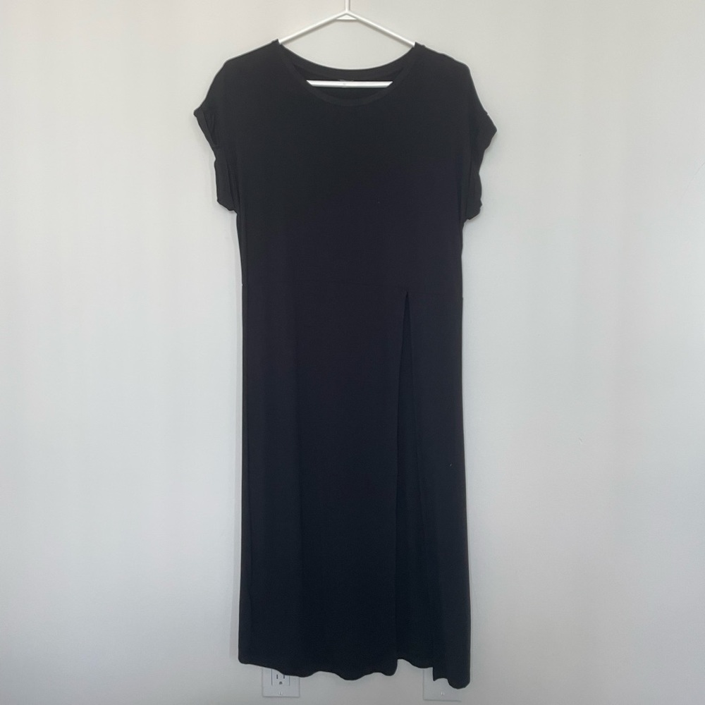($5 with bundle) High slit tee dress